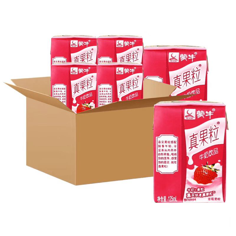 蒙牛小真果粒牛奶饮品6盒/16盒/20盒 原味 6盒
