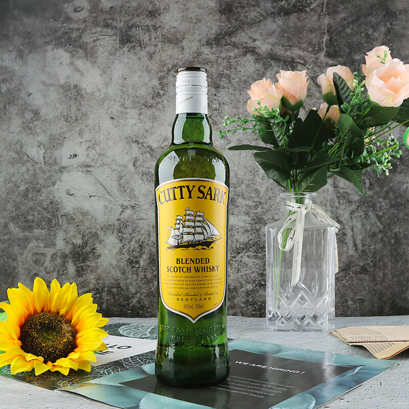 顺风(cutty sark)苏格兰威士忌进口洋酒烈酒基酒 顺风威士忌 700ml 1