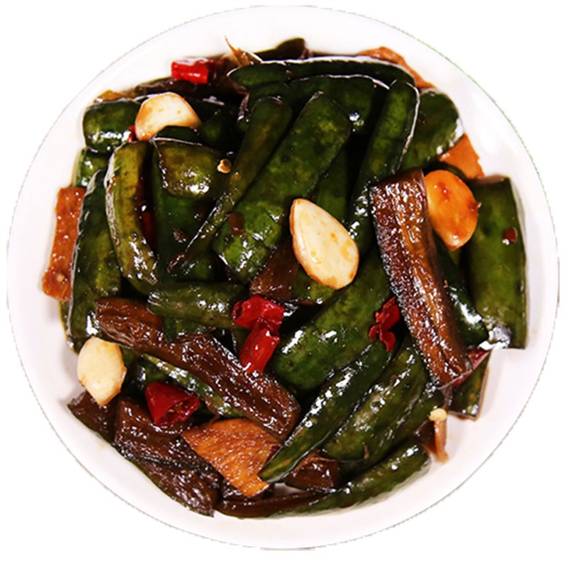 农家手工酱黄瓜咸菜脆甜开味下饭菜腌制香辣小黄瓜条青瓜酱菜500g