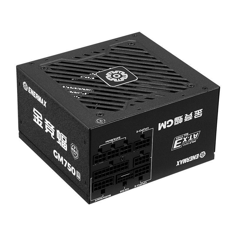 安耐美（Enermax）电源750W 金竞蝠GM750W ATX3电源 金牌全模 全日系电容/FDB风扇/五年保固