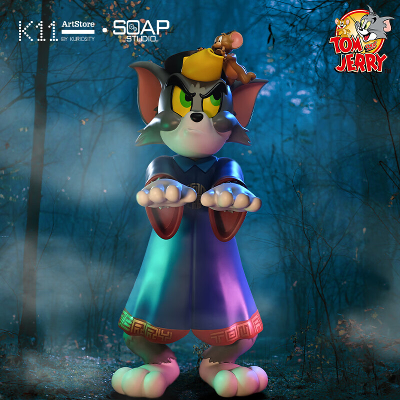 soap studio猫和老鼠系列僵尸猫人偶潮玩手办卡通周边摆件生日礼物