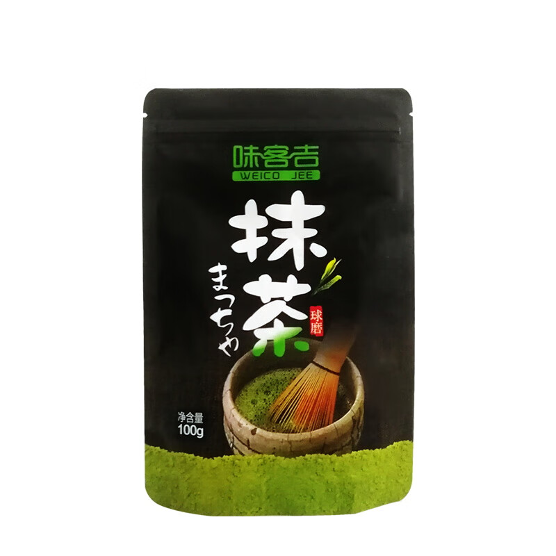 味客吉抹茶粉日式食用绿茶粉蛋糕雪花酥牛轧糖100g烘焙原料