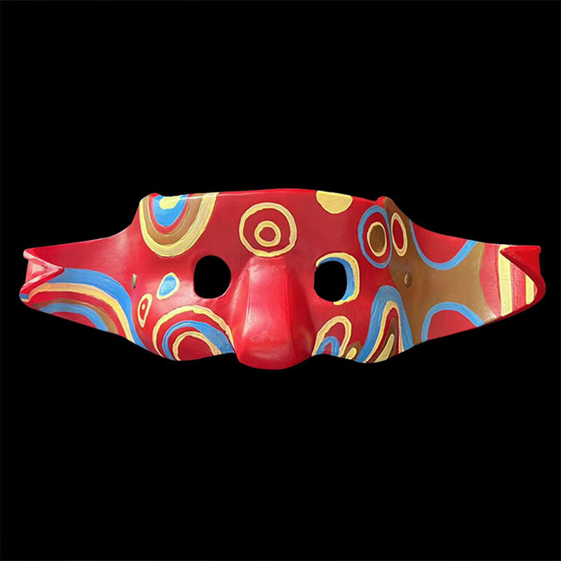 万致面具半脸男霸气万圣节吴彦祖面具男士帅气阿祖半脸面罩cos化妆舞