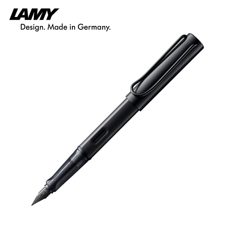 LAMY/凌美钢笔 Al-star恒星系列墨水笔 德国官方书写签字笔企业团购定制礼品可刻字 节日礼物 黑色 EF尖