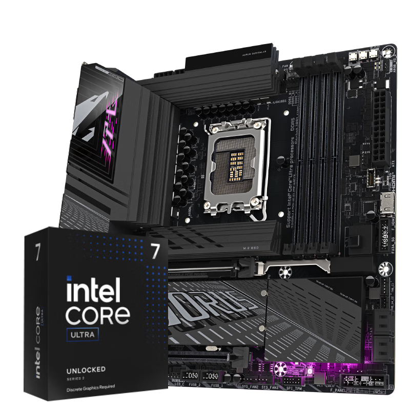 ���Σ�GIGABYTE������CPU��װ С��Z890M AORUS ELITE WIFI7+Ӣ�ض���Intel��Ultra 7-265KF    2900Ԫ