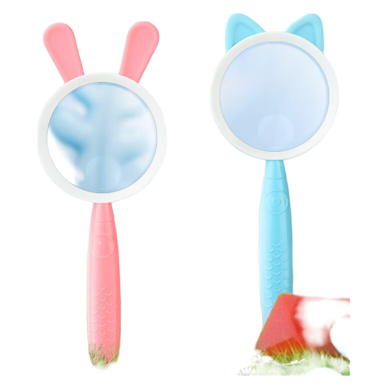 驿普路(yipulu)儿童放大镜手持高倍高清卡通学生幼儿园宝宝科学实验