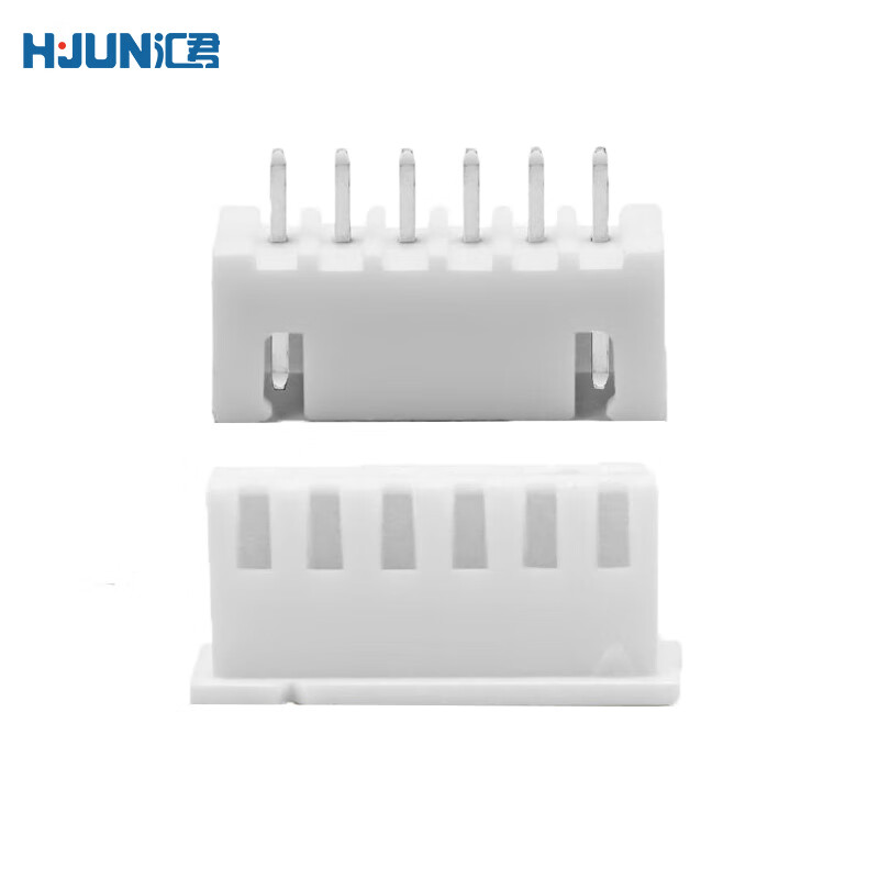 54mm接插件连接器插拔式接线端子直针插座插头端子 6p 50套