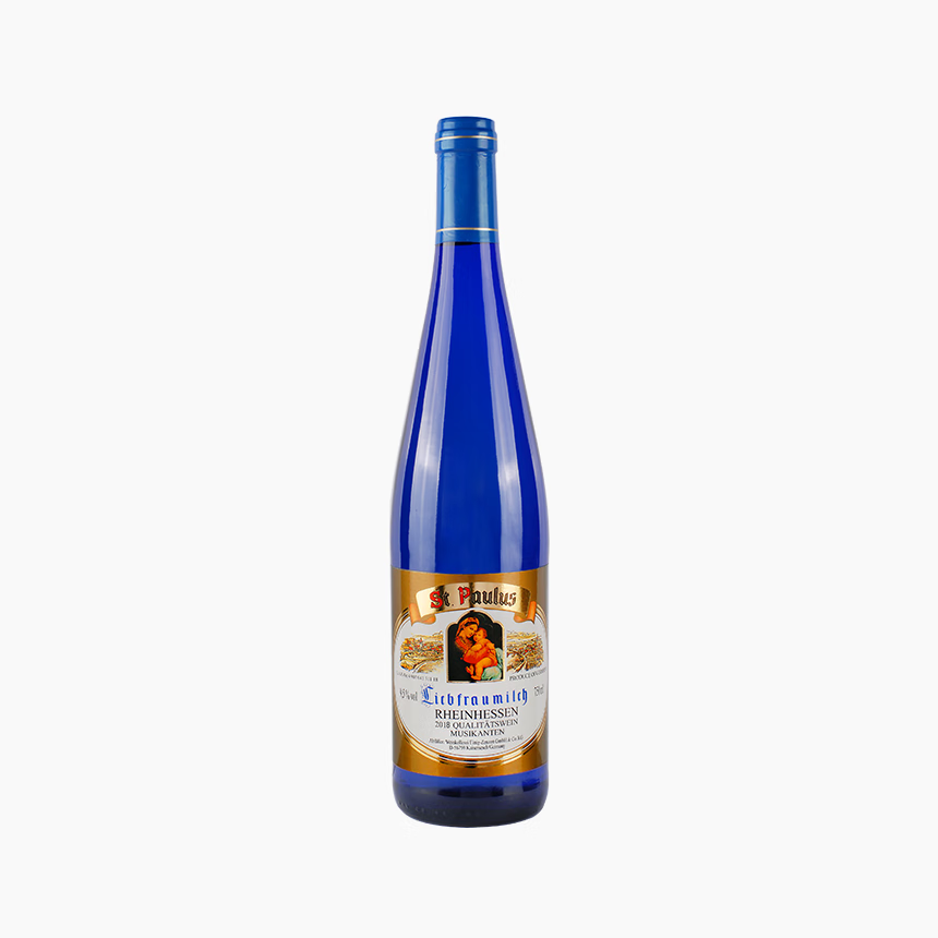卡娜StPaulus音乐家 圣母之乳半甜白葡萄酒 德国莱茵黑森产区 750mL 1瓶