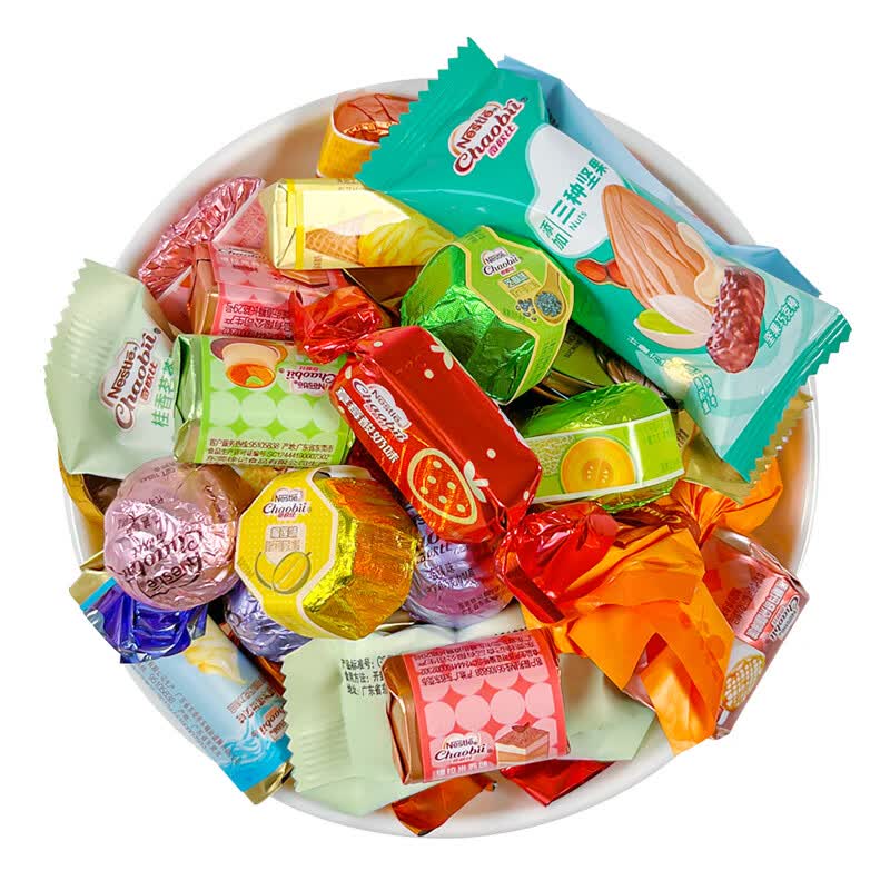 雀巢奇欧比巧克力混合味300g 夹心巧克力豆婚庆喜糖零食糖果