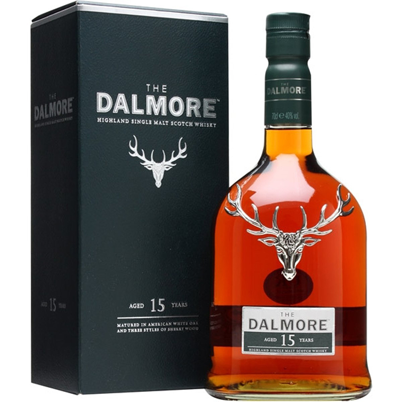 大摩/达尔摩 (Dalmore) 15年 苏格兰  单一麦芽威士忌 洋酒 700ml