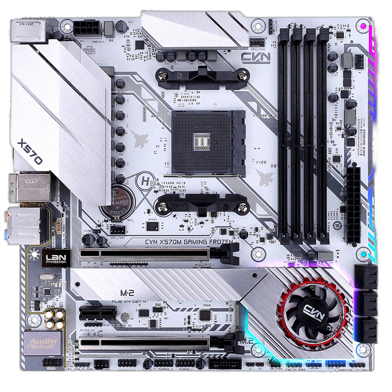 七彩虹（Colorful）CVN X570M GAMING FROZEN V14 主板 支持5600X/5800X/3700X/3600X (AMD X570/AM4)