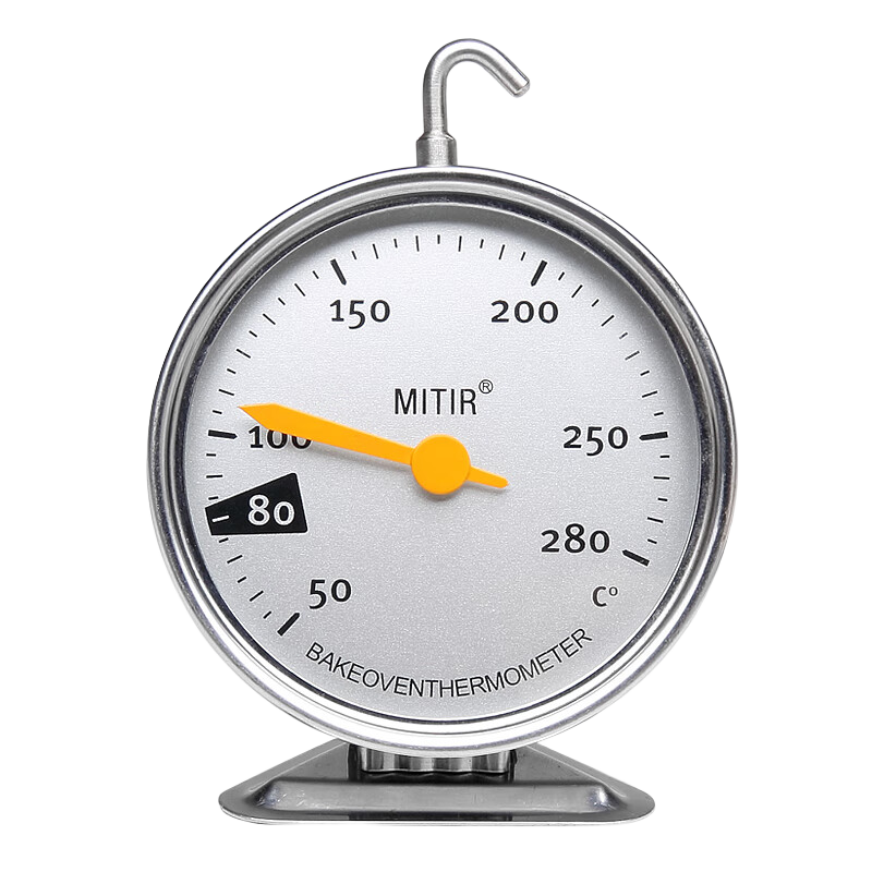 MITIR 烤箱烤炉温度计室内不锈钢挂钩耐高温家用烤箱温度计KX101
