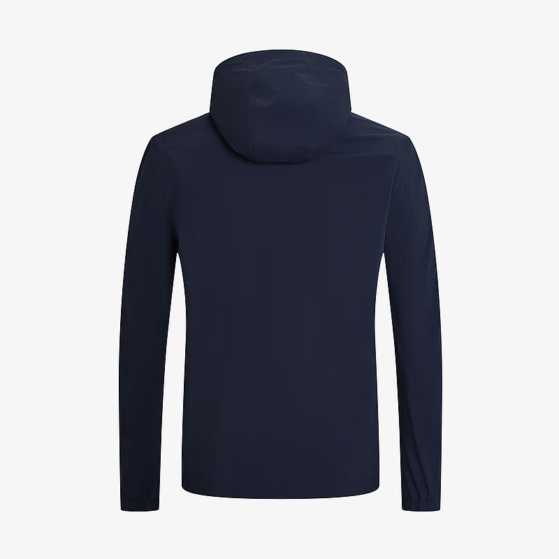 MAYOR男装 秋季立领可脱卸帽卡其色男士茄克 蓝色 M (170/92A)