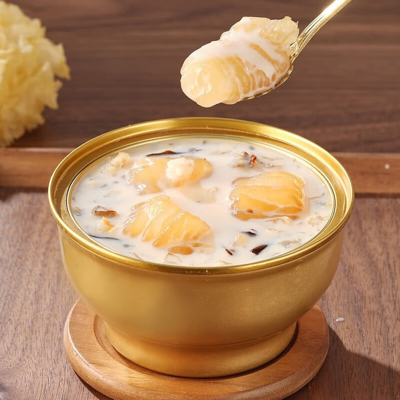 食芳溢mm超市豆乳椰香野米花胶羹即食花胶粥糖水早餐甜品代餐礼盒装 2