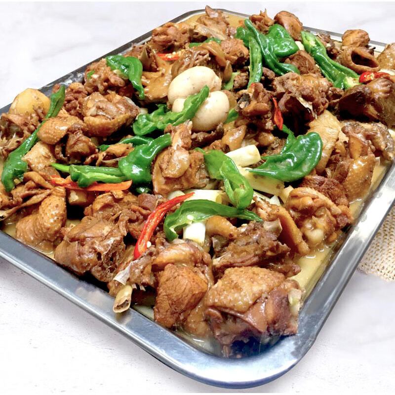 虎钢馋山东临沂炒鸡枣庄辣子鸡熟食肉食即食真空包装沂蒙滕州特产