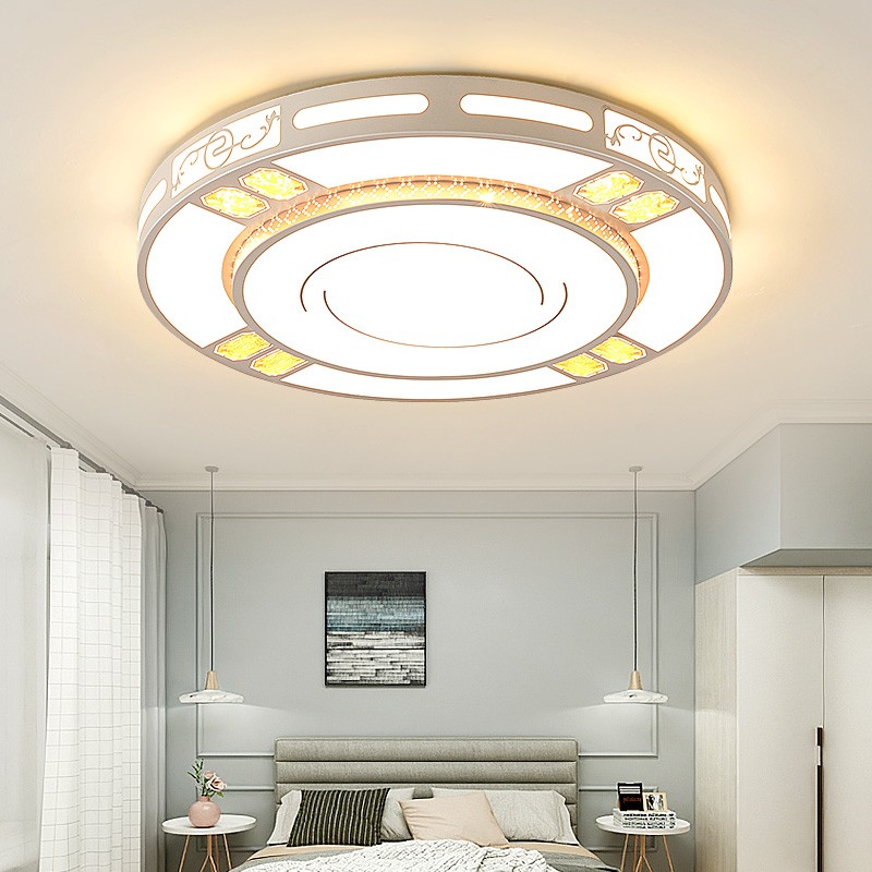 灯诺堡2026年新款灯具套餐厅客厅灯简约现代LED卧室家用长方形吊灯 黑框110*70cm高亮白光120瓦