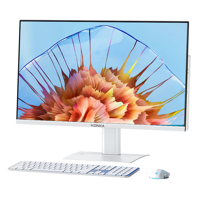 康佳（KONKA）27英寸高清大屏一体机电脑高端性能R7商用娱乐台式电脑(R7-3700U 16G 512GSSD WiFi)