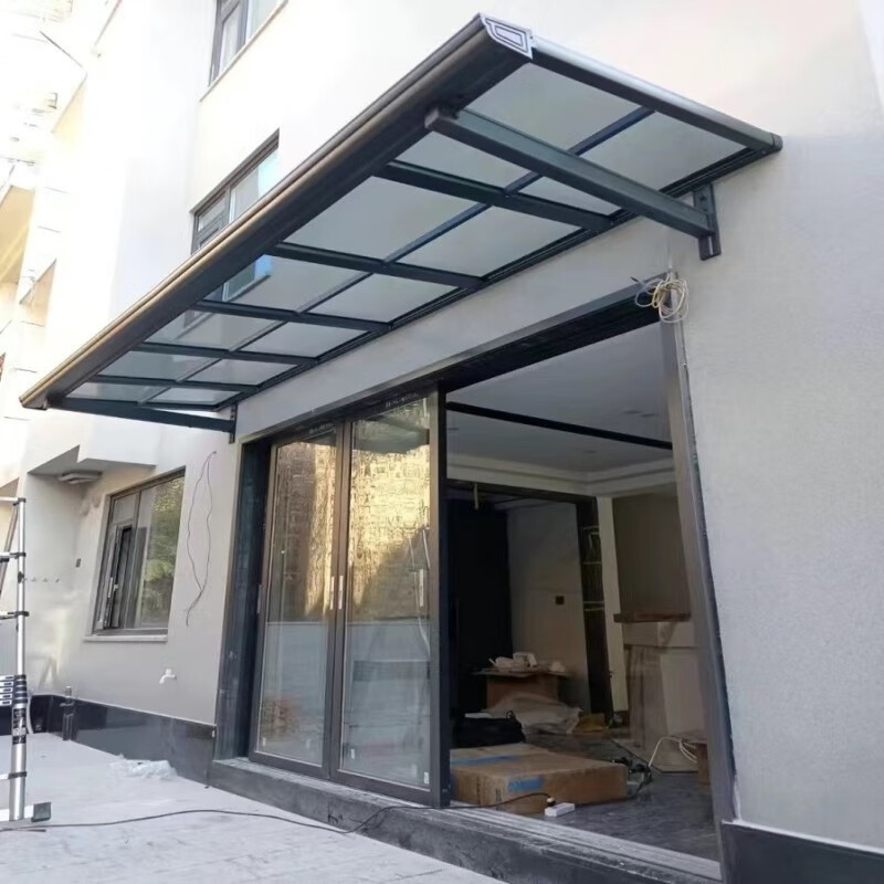 铝合金雨棚户外防雨家用门头庭院屋檐阳光棚院子别墅雨搭遮阳