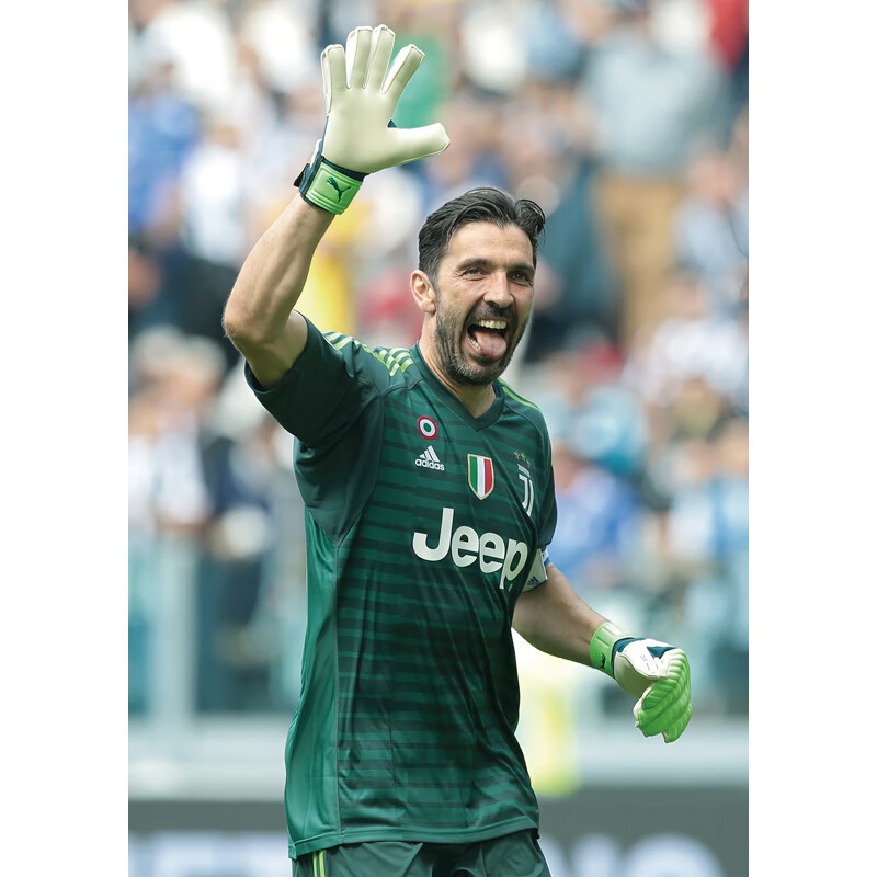 守门员门将门神海报墙贴 足球明星诺伊尔布冯卧室墙壁挂画装饰画 338