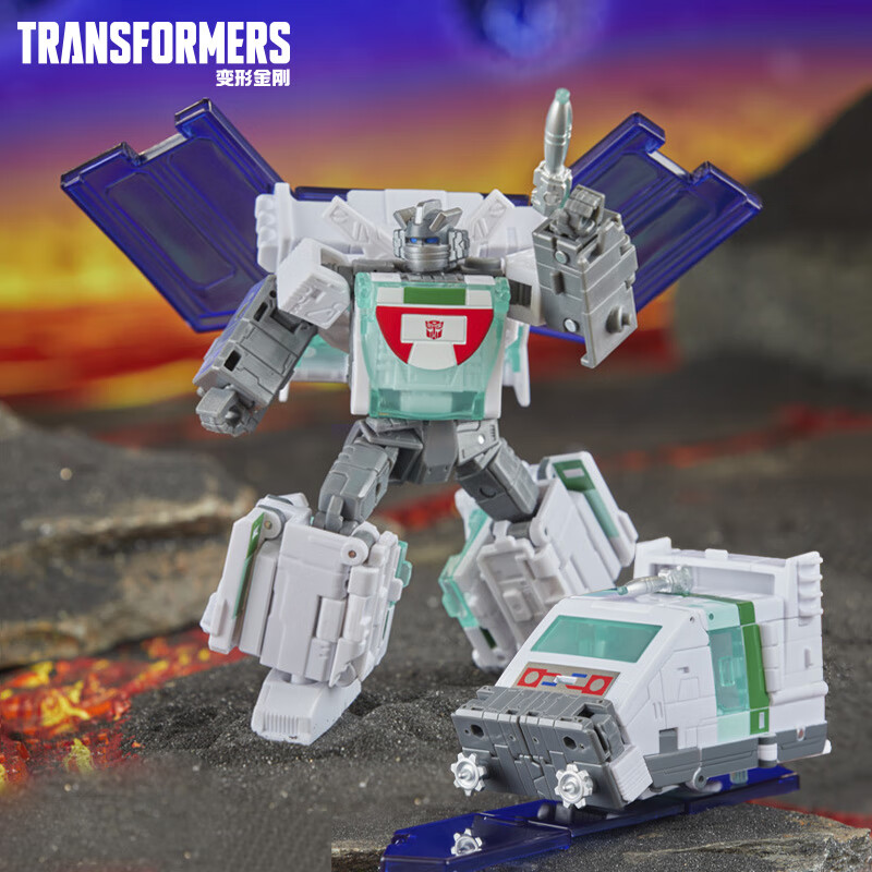 变形金刚（TRANSFORMERS）儿童男孩玩具车模型手办模玩礼物传世航行家级起源千斤顶F9688