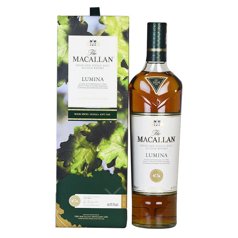 麦卡伦（MACALLAN）苏格兰进口洋酒单一麦芽威士忌 绚绿700ml