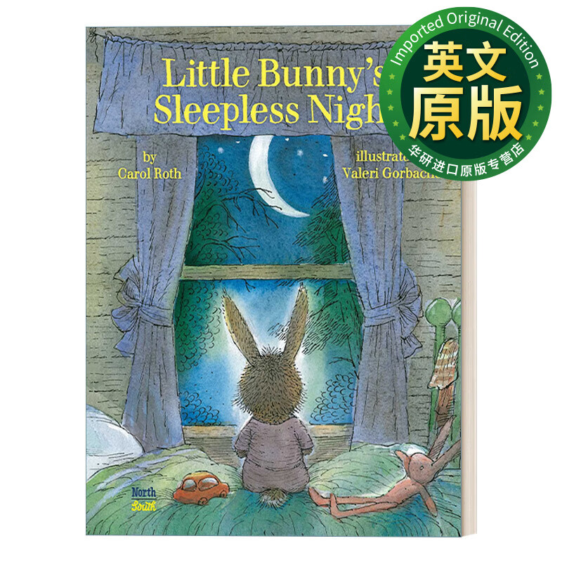 little bunnys sleepless night 小兔子的不眠之夜 精装艺术绘本