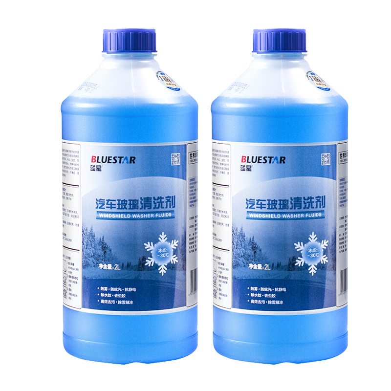 BLUE STAR 蓝星 四季款玻璃水 -30℃ 2L 2瓶