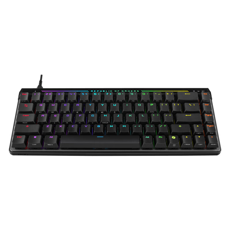 ROG魔导士Ace HFX磁轴电竞键盘 游戏有线键盘 Gasket 8K回报率 小蜜蜂战队同款 UV涂层 ABS版