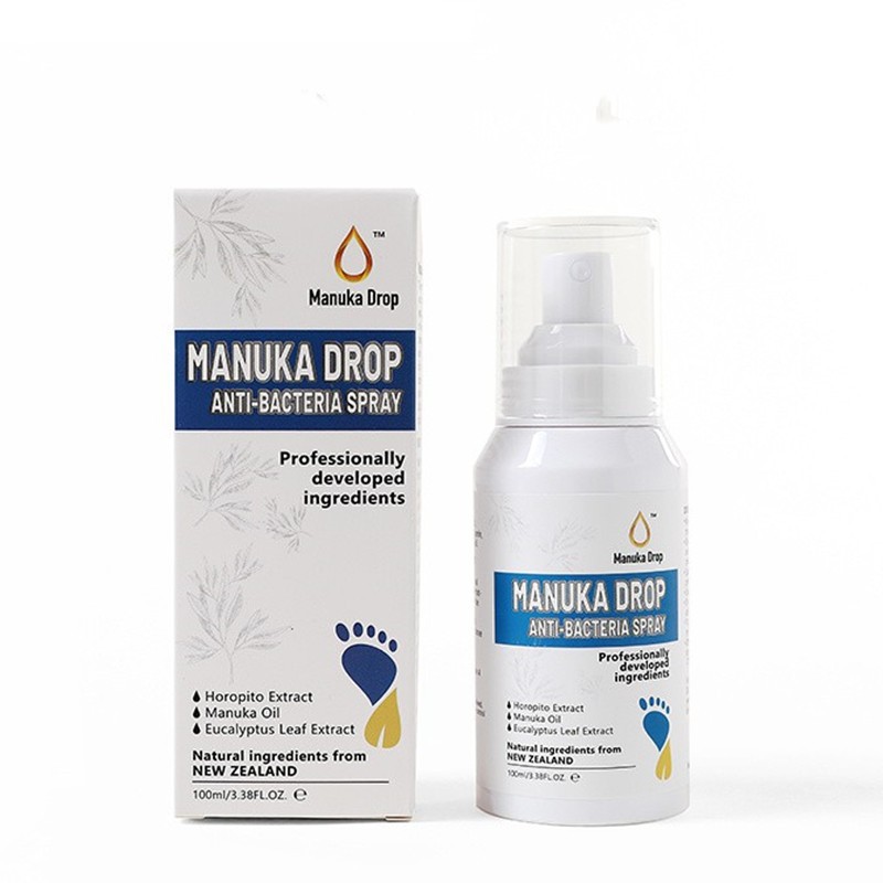 manuka drop足部抑菌喷雾 dp新西兰进口麦卢卡精油脚气喷雾 100ml 1瓶
