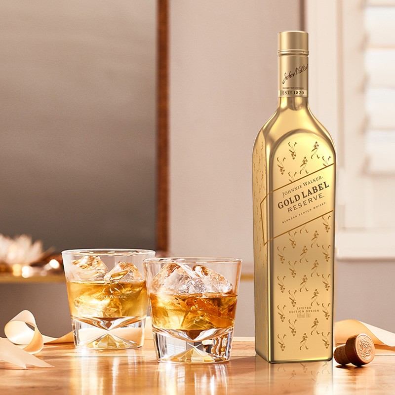 walker)洋酒金方金牌苏格兰进口威士忌750ml