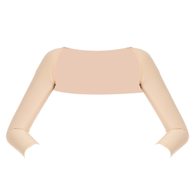 手臂吸脂专用瘦胳膊束臂塑身衣上臂套后定型塑形加压弹力套 肤色 xs