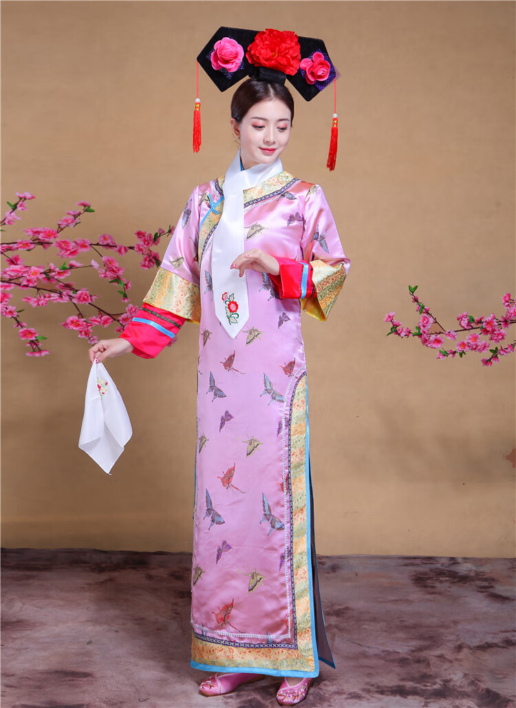 雅格罗伊古代服装女皇后清朝格格服清朝还珠格格古装服装娘娘服宫女
