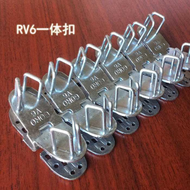 smvp高强度v6输送带皮带扣钉扣机工业皮带链接扣输送带卡子输送机配件