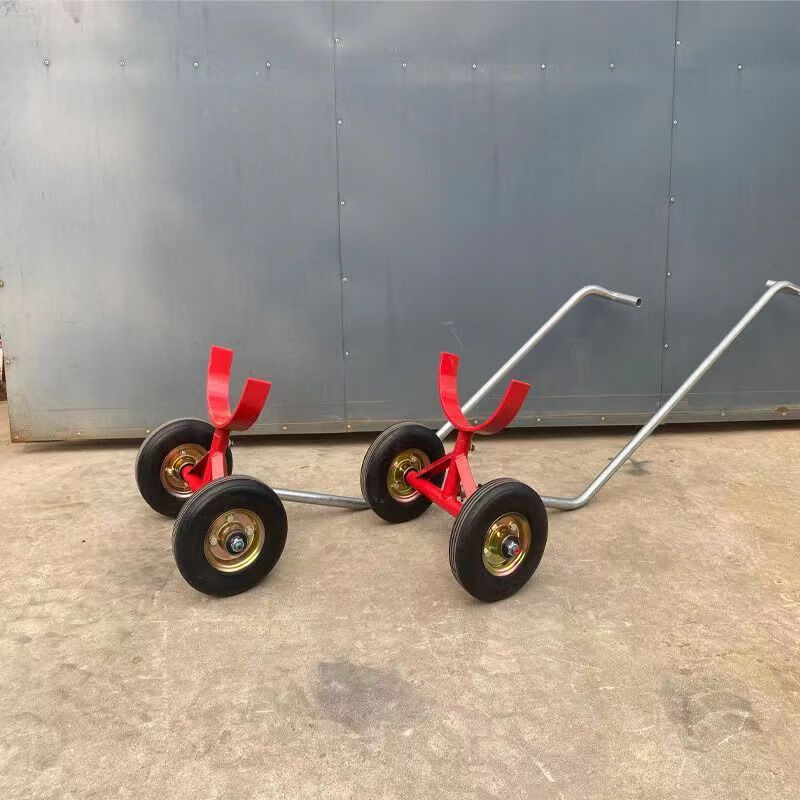 消防管钢管镀锌管推拉搬运车拖拉省力神器消防管工地现场运输车 拉管