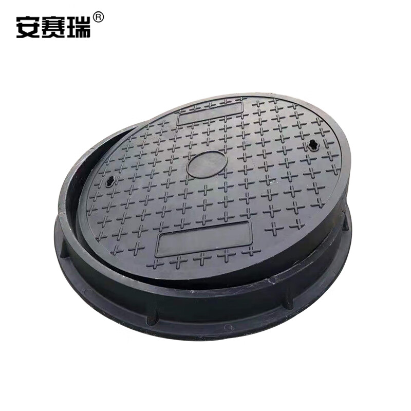 安赛瑞 可定制 井盖 铸铁井沙井盖 圆形污水井盖 电力井盖 直径70cm