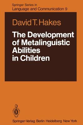 预订 the development of metalinguistic abilities in children