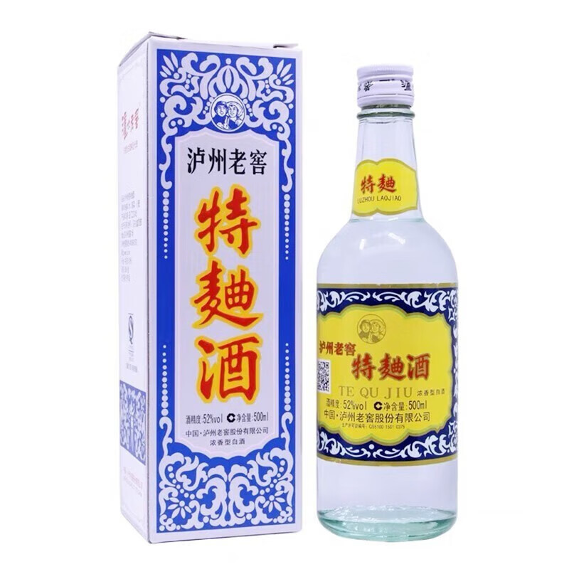 泸州老窖特曲酒60版 工农牌 浓香型高度白酒 年货节送礼宴请酒水 52度