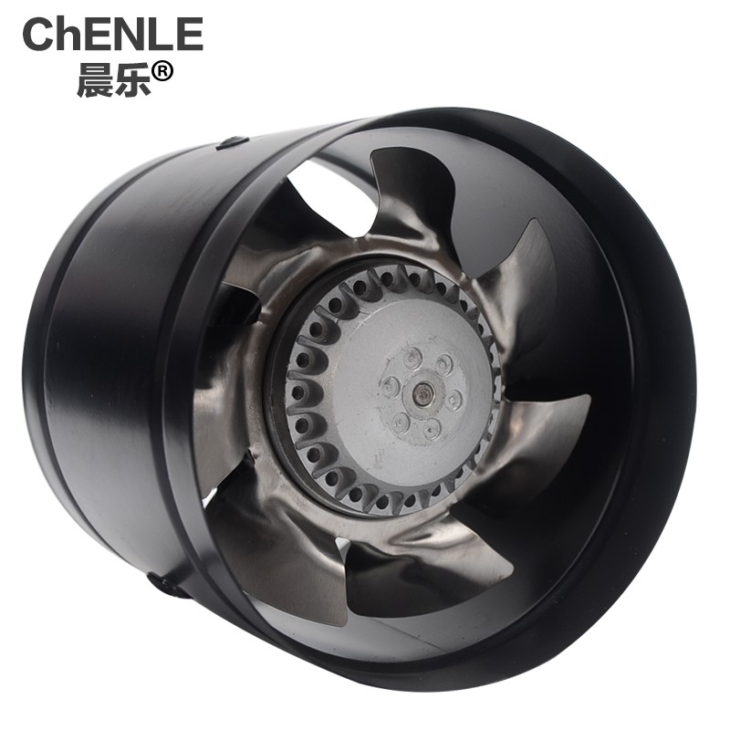 晨乐(chenle) 晨乐外转子圆形管道排风机强力抽风机增压排风扇换气