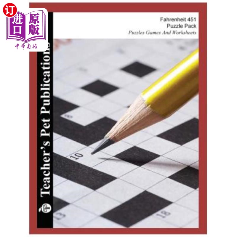 海外直订puzzle pack: fahrenheit 451 拼图包:华氏451度