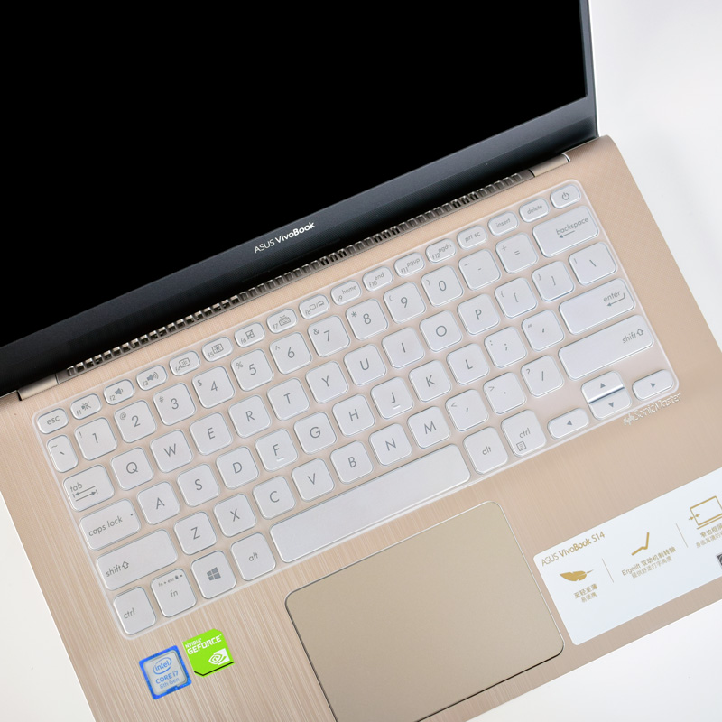 华硕s4300f/u灵耀s2代键盘膜vivobook s14 sf4100f笔记本保护膜 硅胶