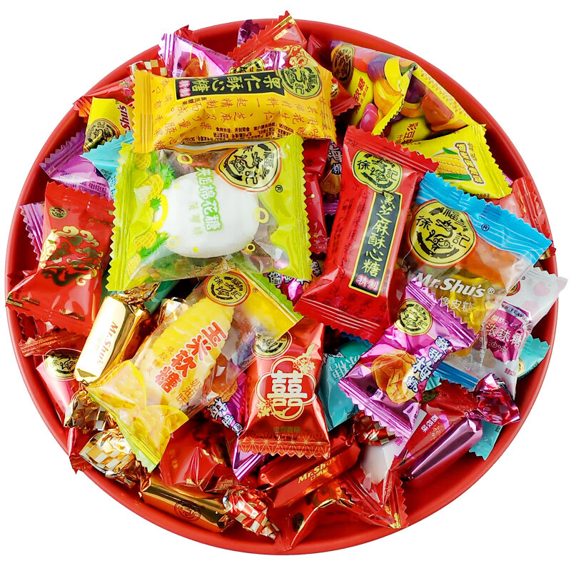 凛东徐福记酥心糖什锦糖结婚庆糖果喜糖5斤散装软硬混合口味零食年糖