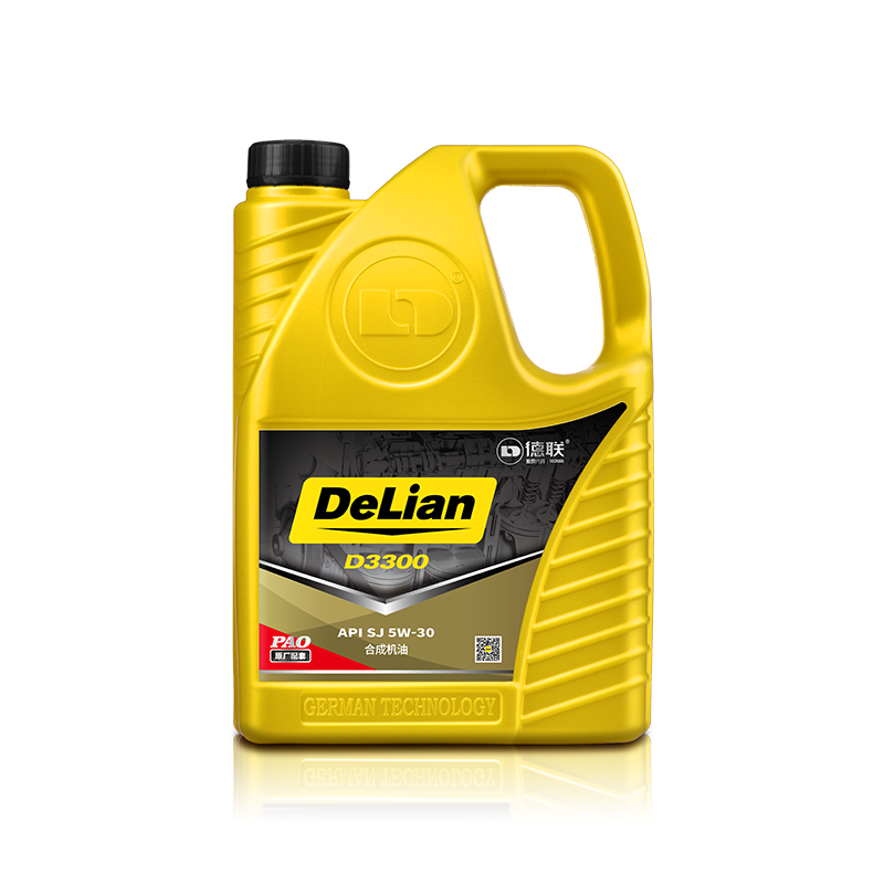 德联 全合成机油 发动机润滑油 d系列d3300sj级5w-30 4l 汽车保养