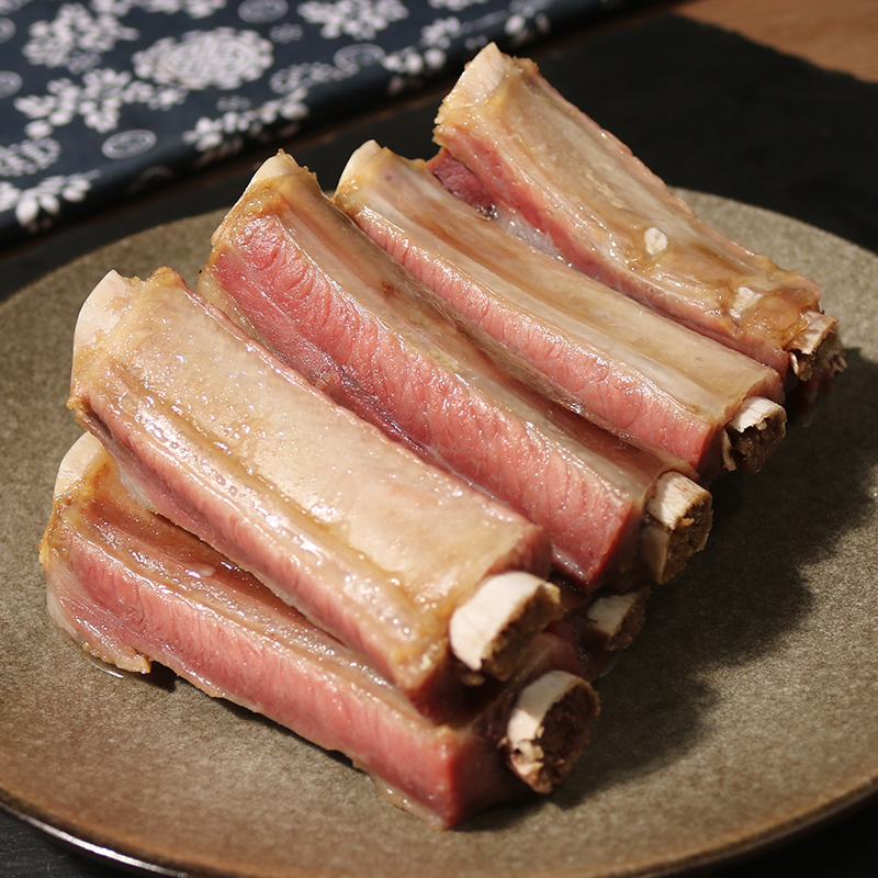 虎钢馋腊排骨咸排骨肉安徽六安特产手工腊寸排骨腊肉腊味 特色咸排骨1