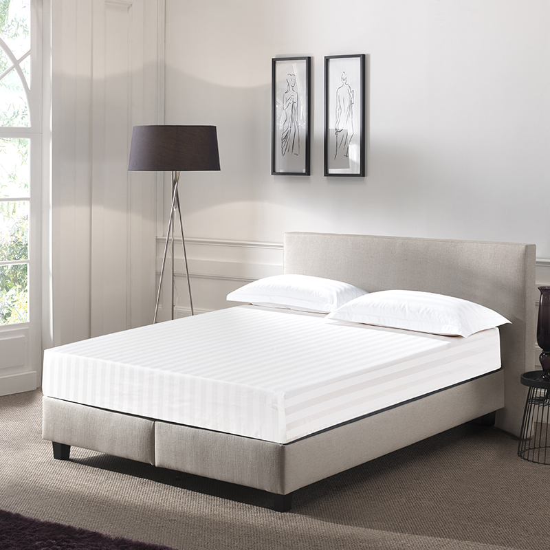 卡玛奴 宾馆酒店民宿床上用品全棉床笠纯棉单件四角松紧带床垫保护套