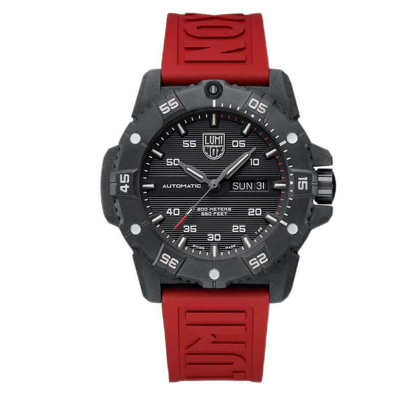 雷美诺时（Luminox）瑞士原产自动机械表鲁美诺斯军表双日历氚气夜光防水男士运动腕表 XS.3875