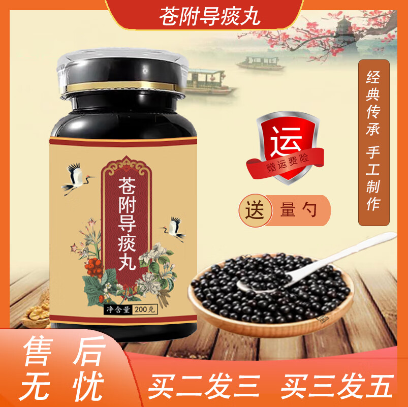 北京同仁堂原料苍附导痰丸 药食同源 匠心品质 传统滋补 原方制作  真
