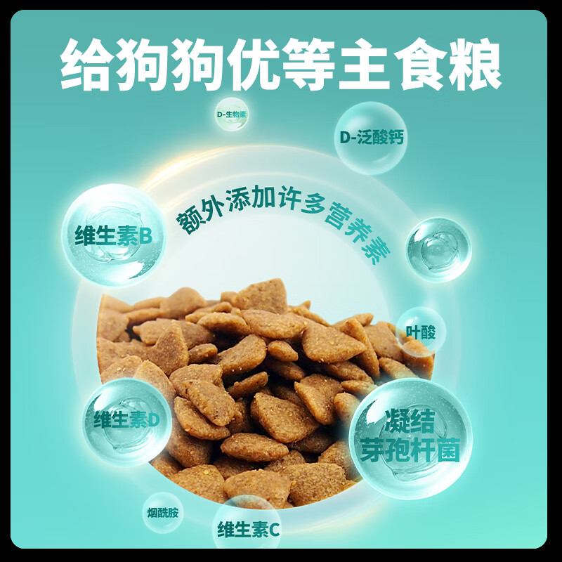 冠能狗粮消化舒适成犬狗粮全价7kg 天然益生元配方 改善肠胃敏感