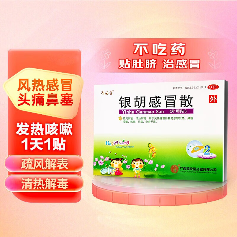 源安堂银胡感冒散 2.2g:0.