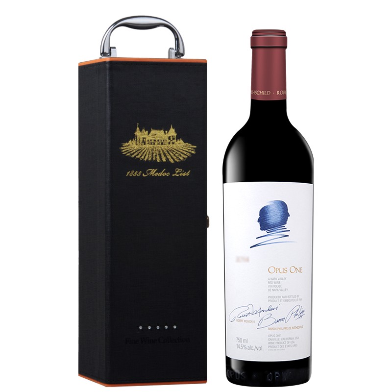 Opus One 作品一号干红葡萄酒 美国进口红酒 商务宴请送礼推荐用酒 750ml 单支礼盒