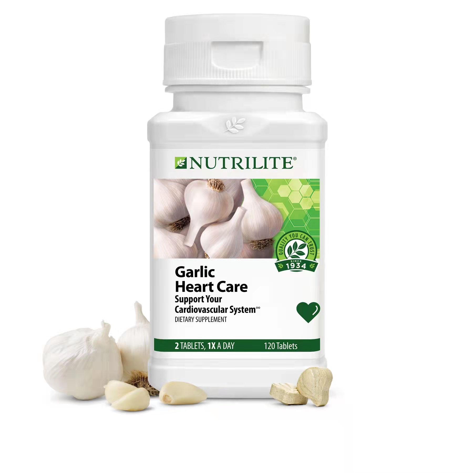 新款置于阴凉干燥处片 纽崔莱大蒜精油浓缩素120片一瓶